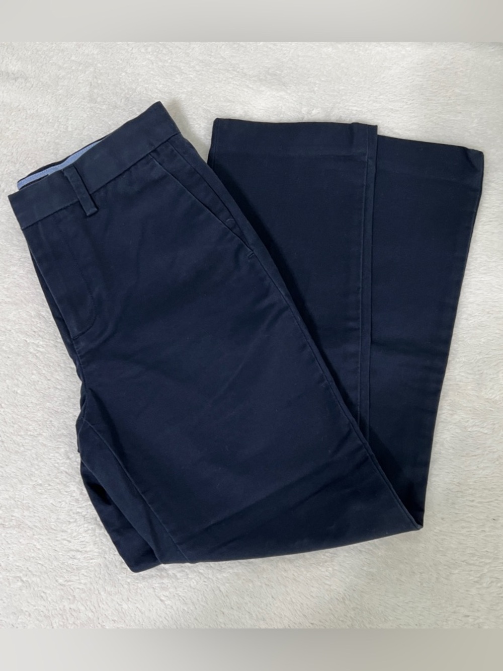 Crewcuts Boys Navy Blue Pants Size 7 – 100% Cotton Adjustable Waist